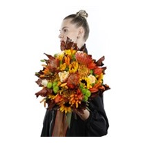 Deluxe Bouquet & Orange Everywhere