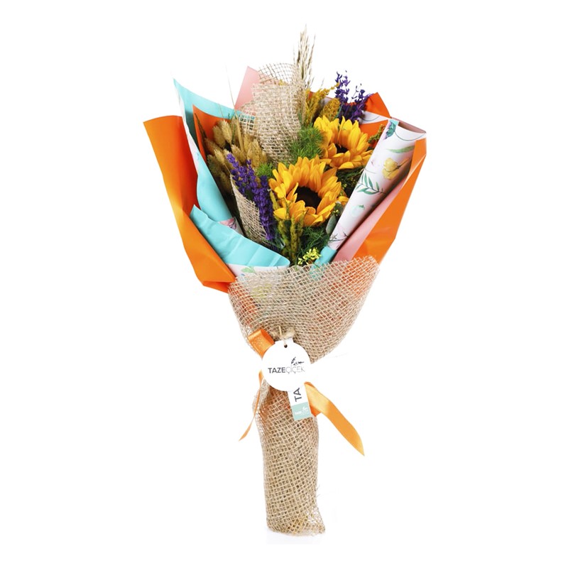 Spontaneous Sunflower Bouquet