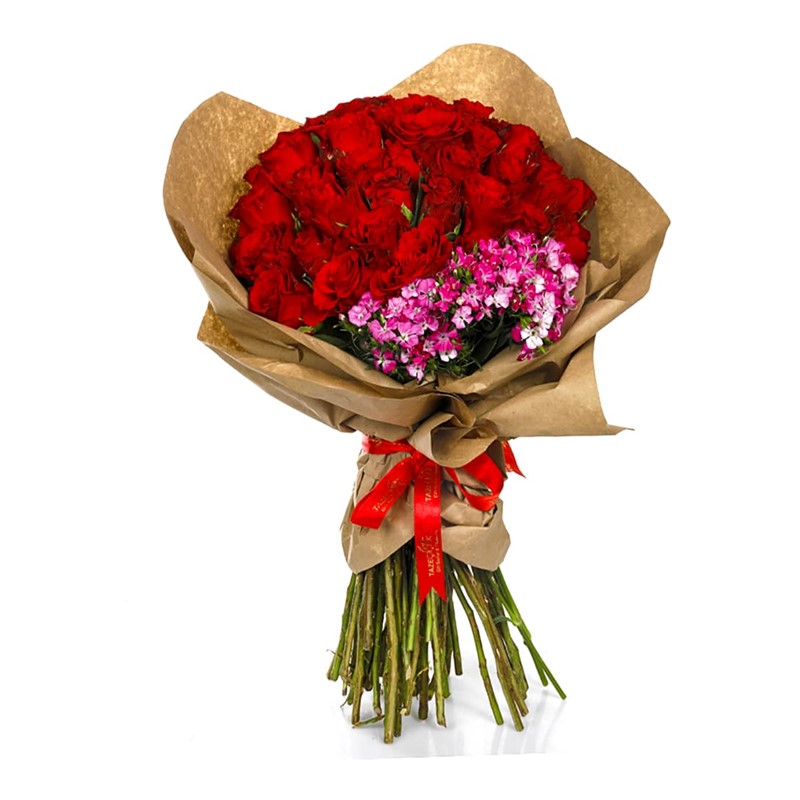 Fragrant 50 Red Roses Buketi
