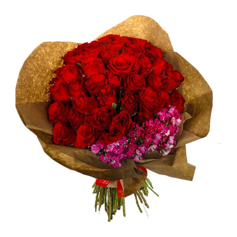 Fragrant 50 Red Roses Buketi