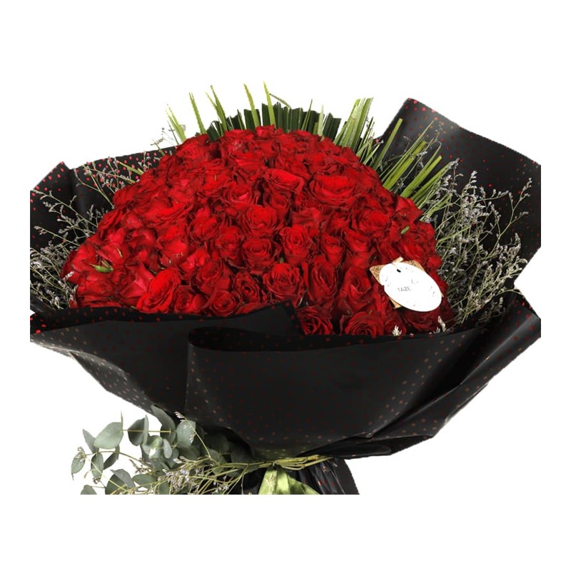 Exotic 150 Kırmızı Gül Buketi