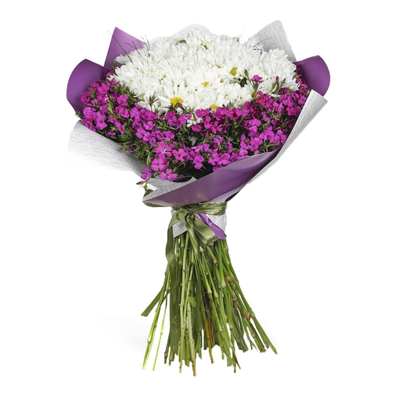 Wrapped Daisy Çiçek Buketi