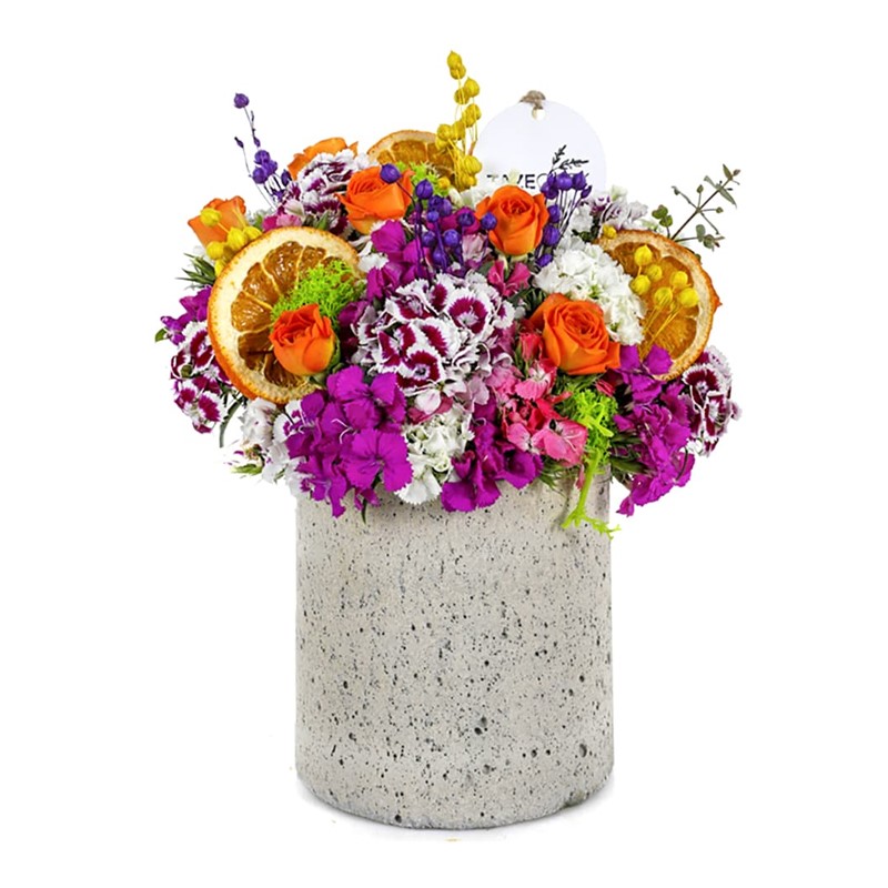 Marble Stone Seasonal Blossom
