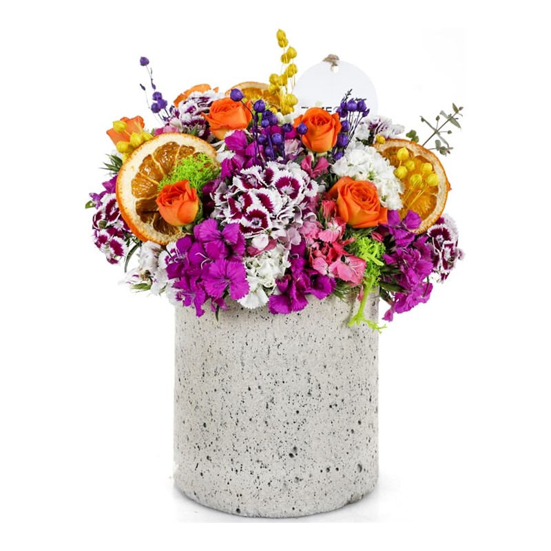 Marble Stone Seasonal Blossom