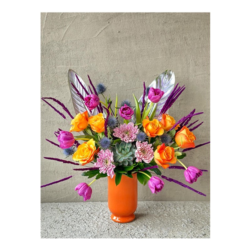 Mix Of Purple And Orange