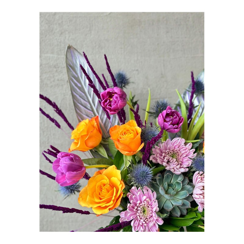 Mix Of Purple And Orange