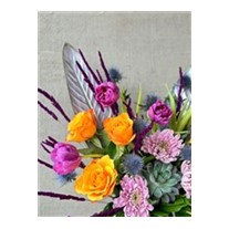 Mix Of Purple And Orange