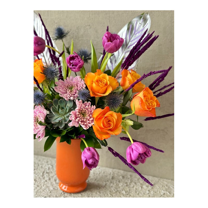 Mix Of Purple And Orange