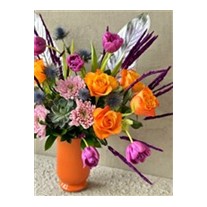 Mix Of Purple And Orange