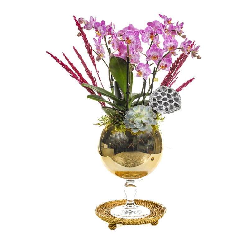 Gold Design Orchid