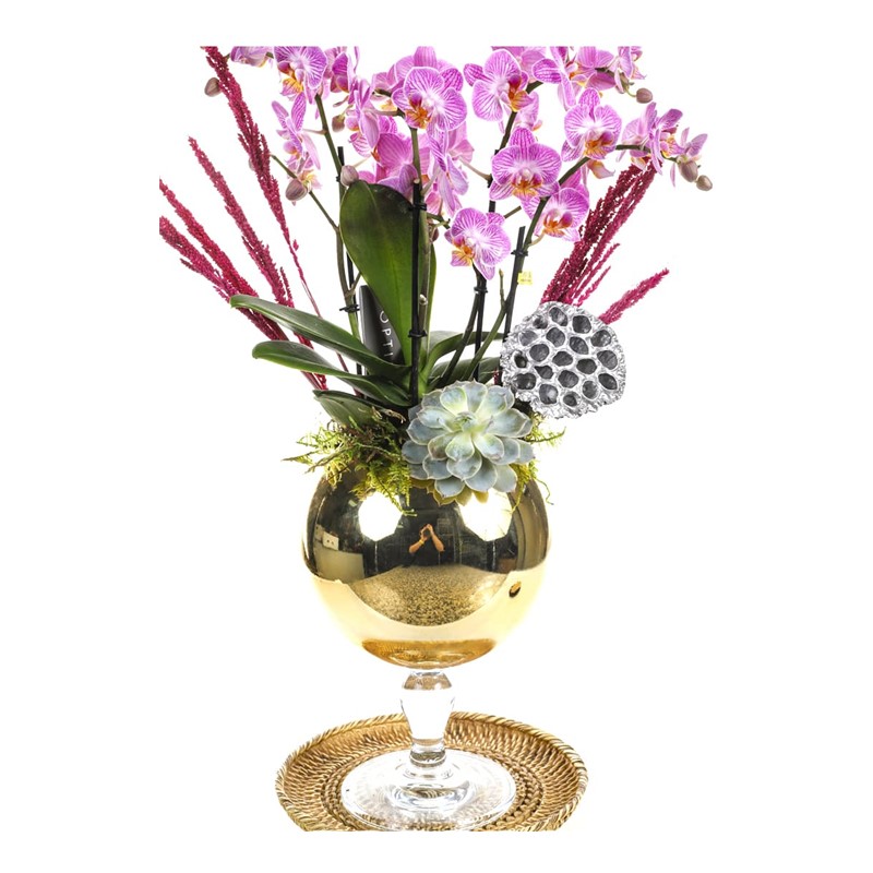 Gold Design Orchid