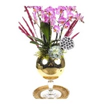 Gold Design Orchid