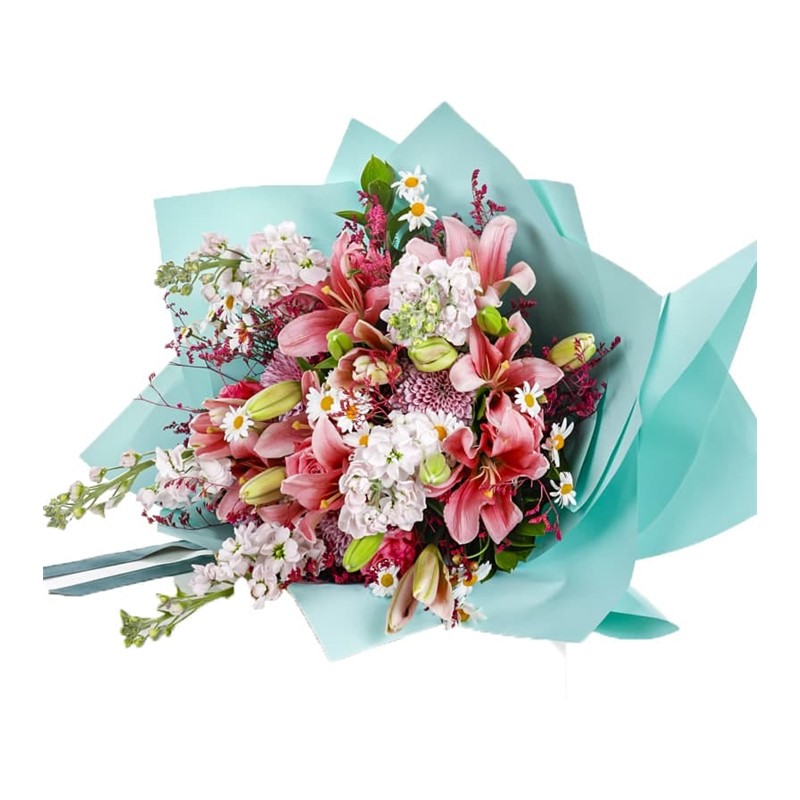 Pink Lilies Daisy