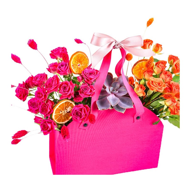 Double Rose Color Bag