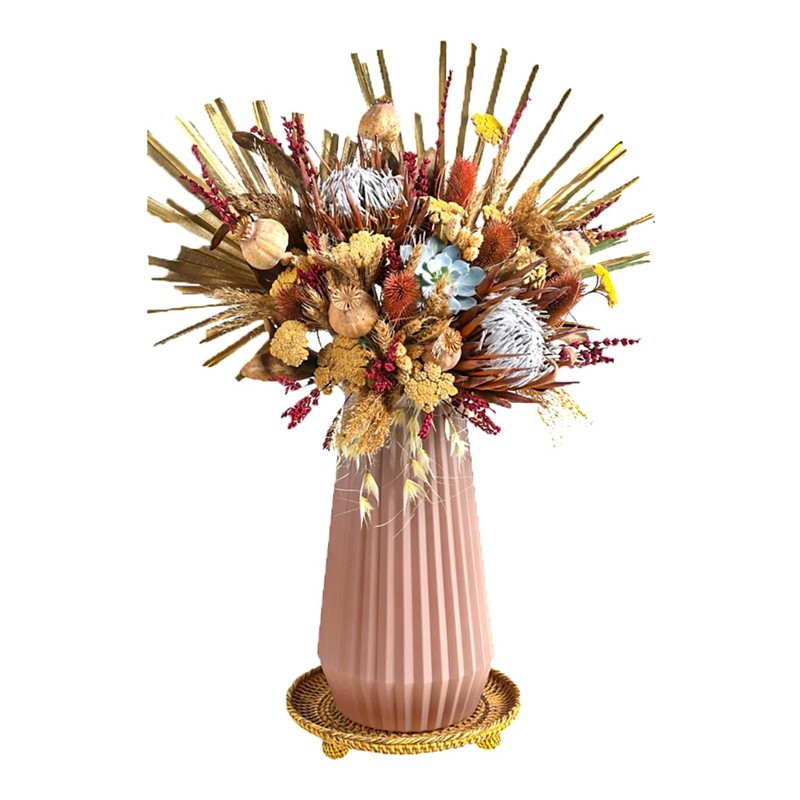 Luxury Salmon Dried Flower