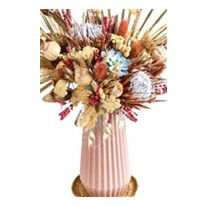 Luxury Salmon Dried Flower