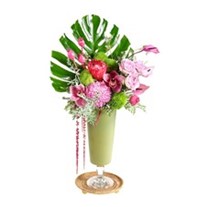 Monstera Of Purple Arrangement