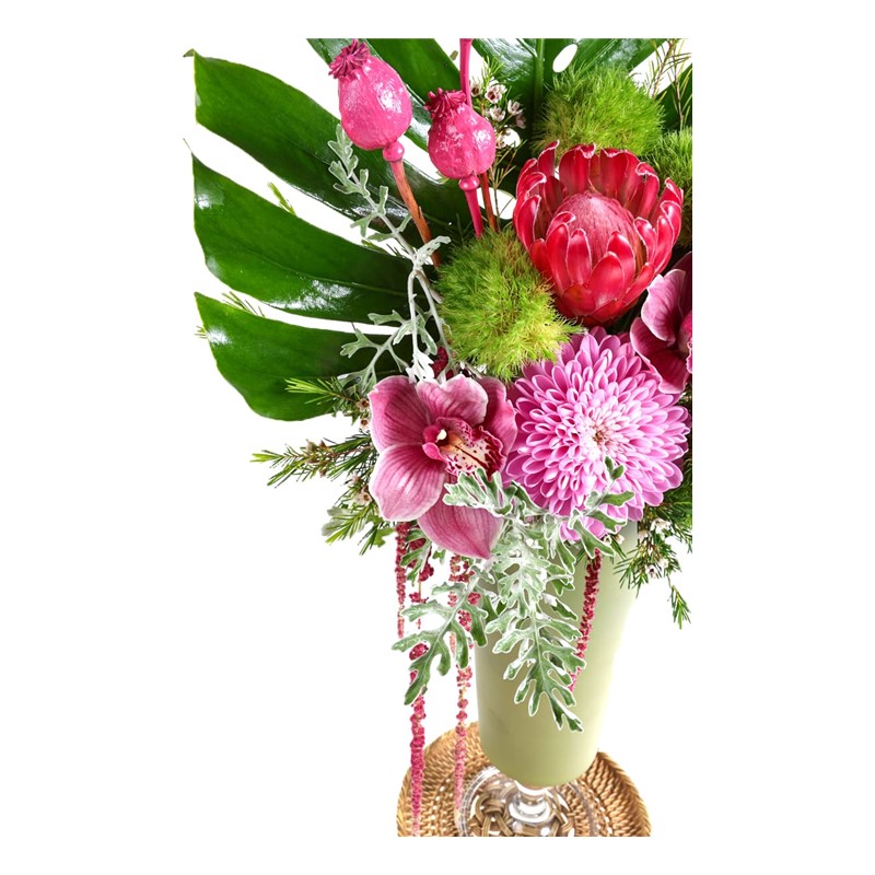 Monstera Of Purple Arrangement