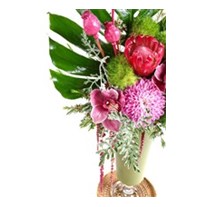 Monstera Of Purple Arrangement
