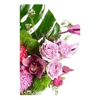 Monstera Of Purple Arrangement
