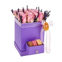 Macaron Lilac Box Rose Makaron
