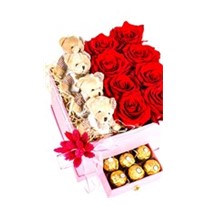 Red Love Teddy