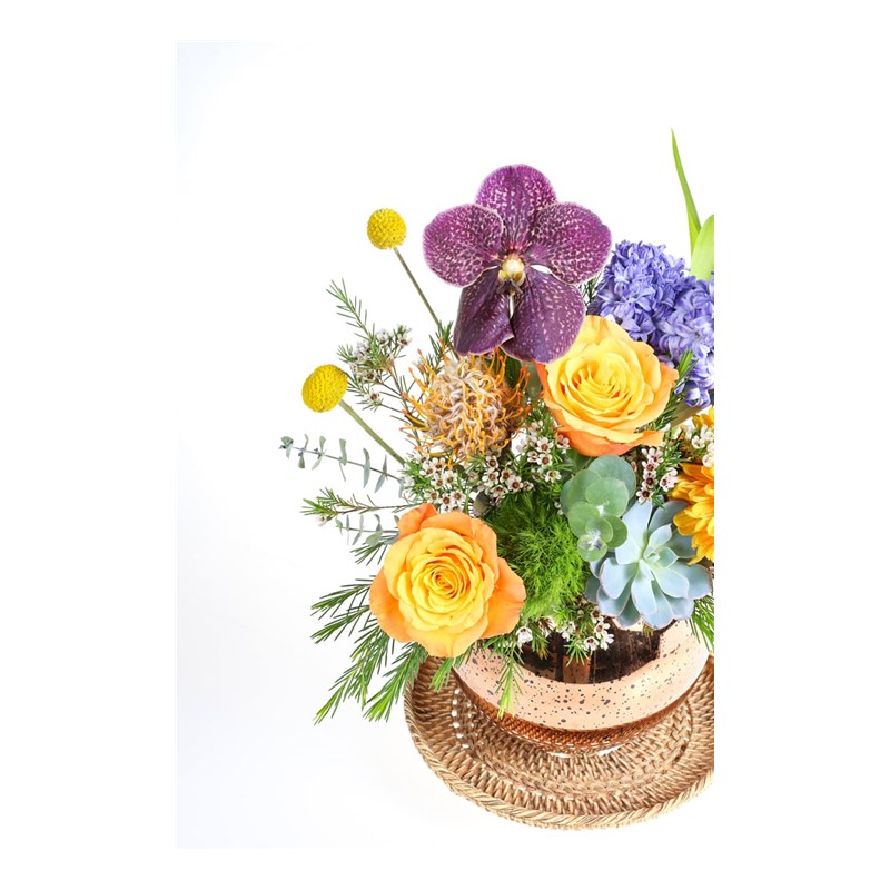 Elegance Of Orange Vase