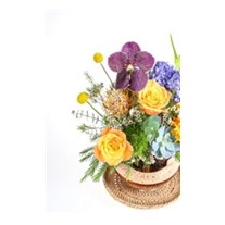 Elegance Of Orange Vase