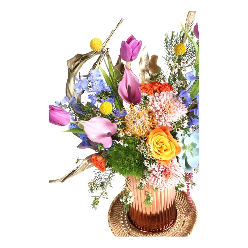 Luxury Flowers In Copper