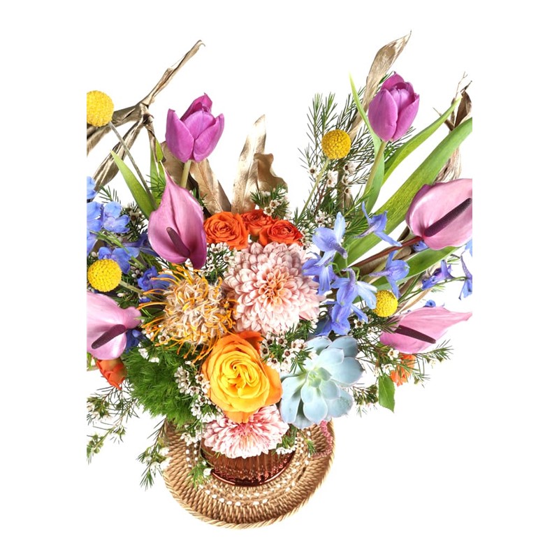 Luxury Flowers In Copper