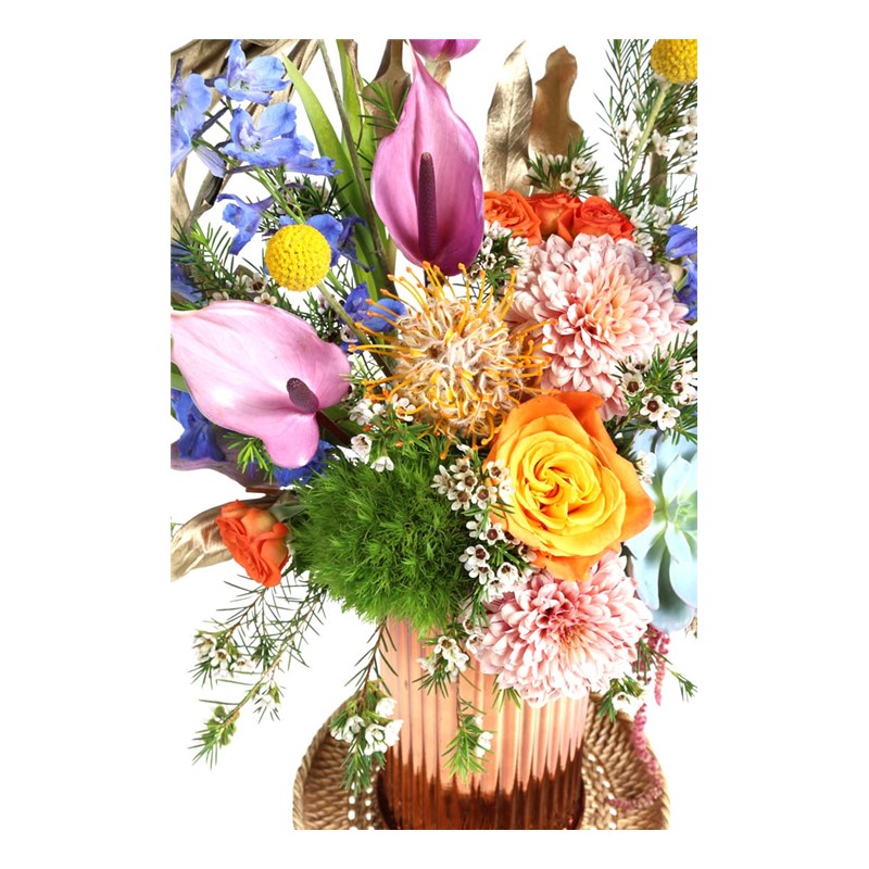 Luxury Flowers In Copper