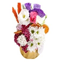Daisies and Lisianthus