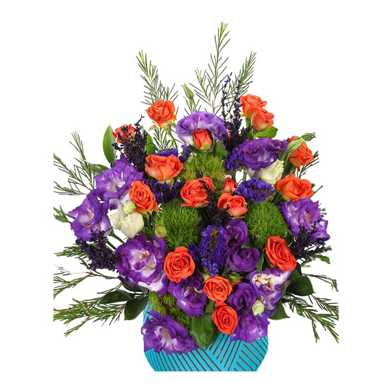 Purple And Orange Mood