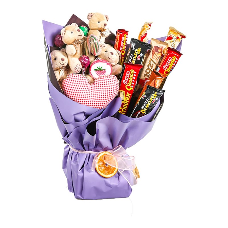 Teddy Bear And Chocolate Package
