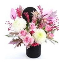 Luxury Flowers In Black Box