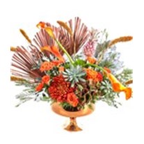 Luxury Orange Vase