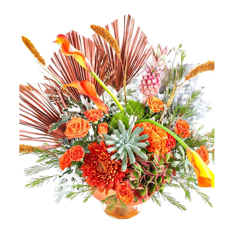 Luxury Orange Vase