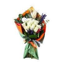 Lustrous Luxe Blooms Beyaz Gül