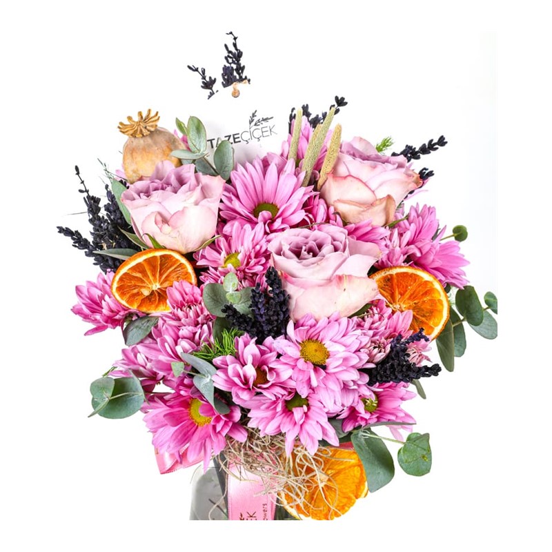 Velvet Pink Whisper Çiçek Aranjmanı