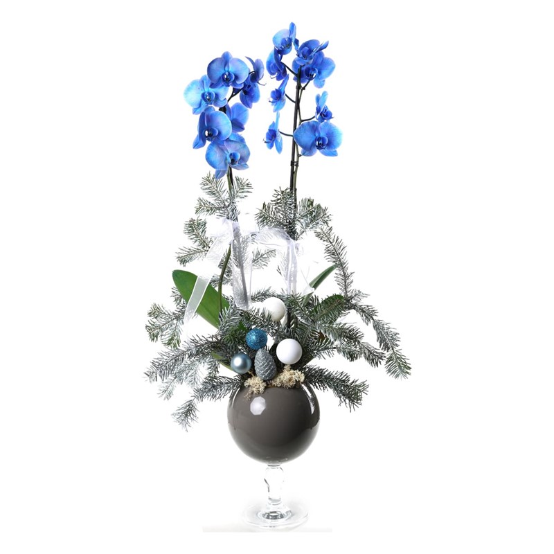 Blue New Year Decor