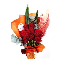 Touch of Love 10 Kırmızı Gül Buketi
