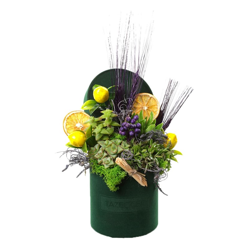 Calm Green Flowers