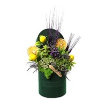 Calm Green Flowers