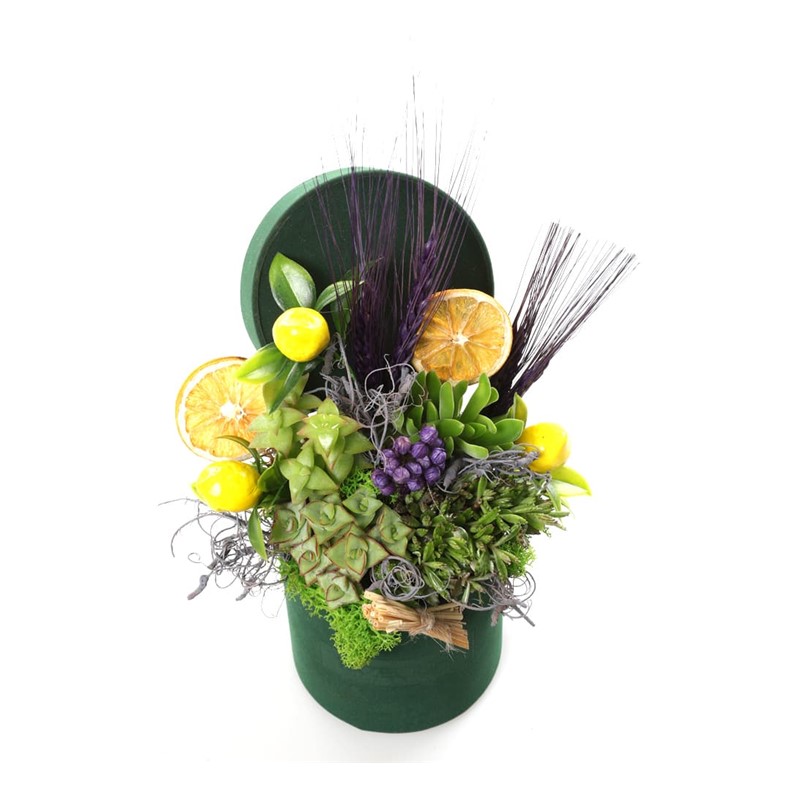 Calm Green Flowers