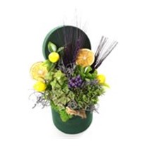 Calm Green Flowers