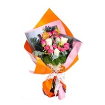 Peach Pink Glow Gül Buketi