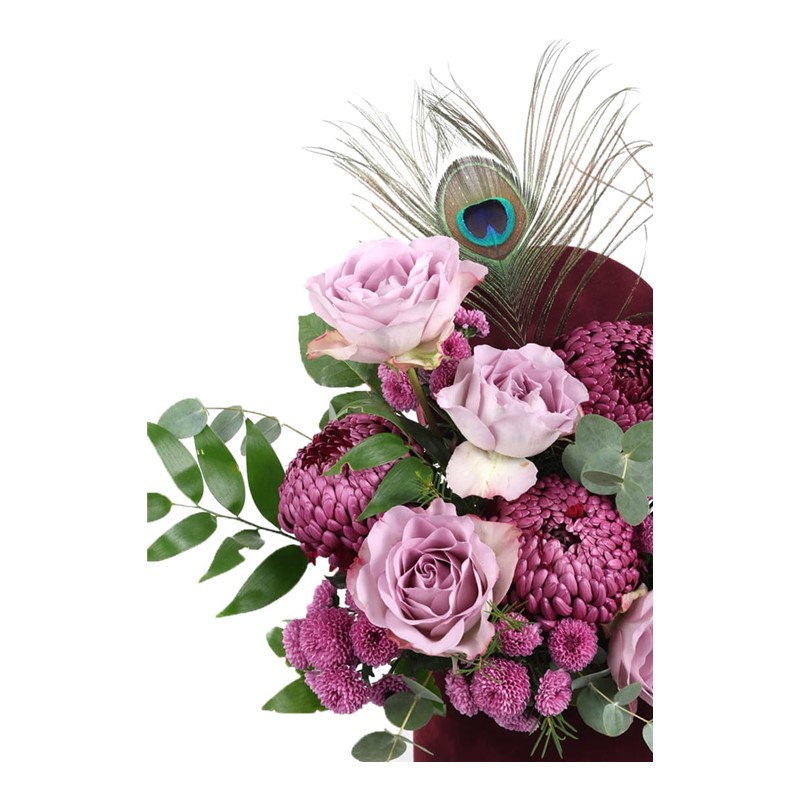 Lilac Burgundy Box