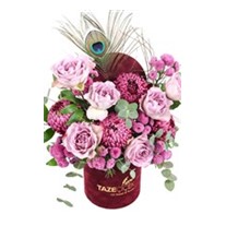 Lilac Burgundy Box