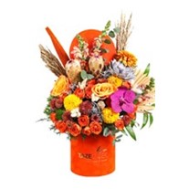 Orange Velvet Luxury Box