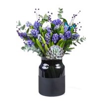 Purple Hyacinth Vase